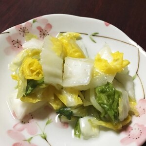 袋で揉むだけ♪柚子香る白菜の浅漬け